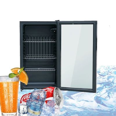 Refrigerador ereto pequeno da exposição da bancada do hotel da bebida