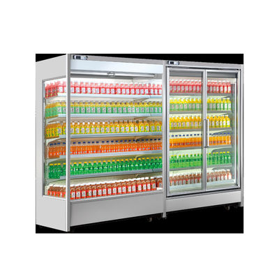 refrigerador da exposição de Multideck da cortina de ar da bebida 1000L