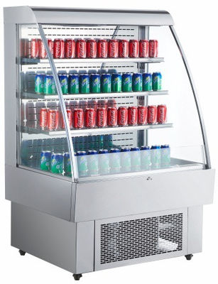 Refrigerador vertical da exposição de Multideck do hipermercado 380L