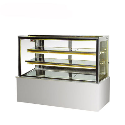 Refrigerador comercial da exposição da bancada do vidro 290L liso